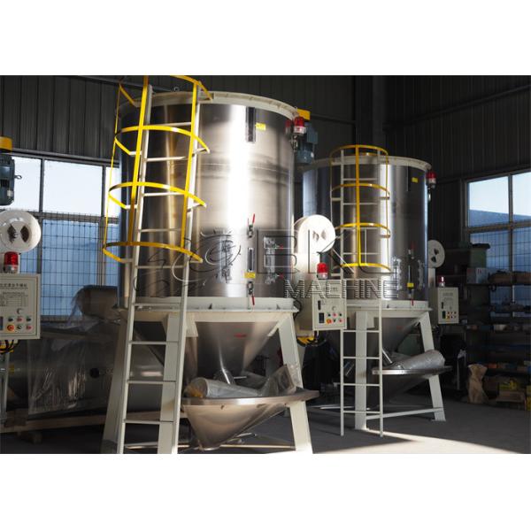 Поднимаясь пластиковый смеситель машины 1000L сушильщика 24KW высокоскоростной для смешивать Pvc