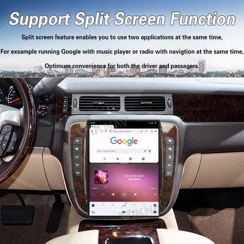 Android Touch Screen Auto Radio Carplay Para GMC Yukon Silverado Tahoe Suburban 2007-2014