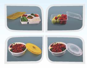 Transparent Plastic Bowl with Lids Keep Your Food Fresh and Secure in Various Sizes