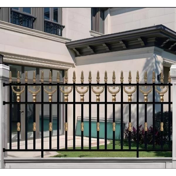 High Strength Galvanized Tubular Steel Fence Anti-Rust Security Fencing