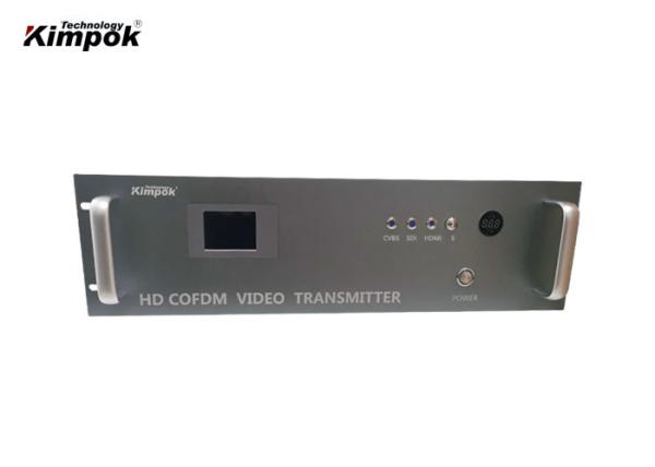Long Distance Full HD Wireless Transmitter , UHF 1080P HD Video Transmitter