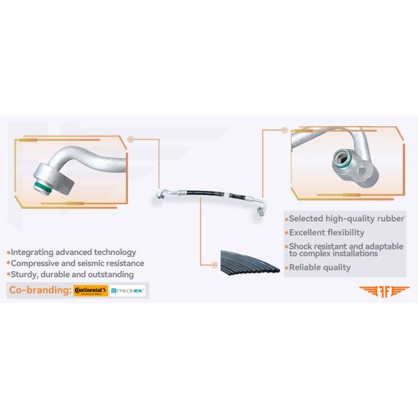 51718401 2002 Air Conditioning Hoses Discharge Automotive  Fiat Alber Palio 1.3L