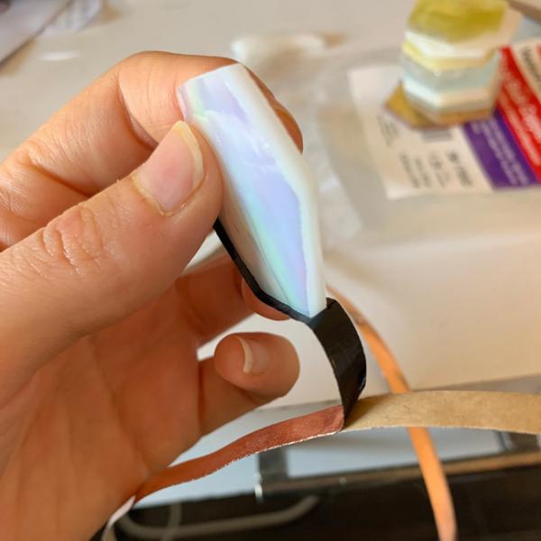 0.05-0.18MM Ruban adhésif en papier de cuivre noir épais pour soudage de vitraux