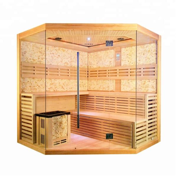 7 Color Therapy Lamp Ozone Steam Sauna Room With Touch Screen Control Panel