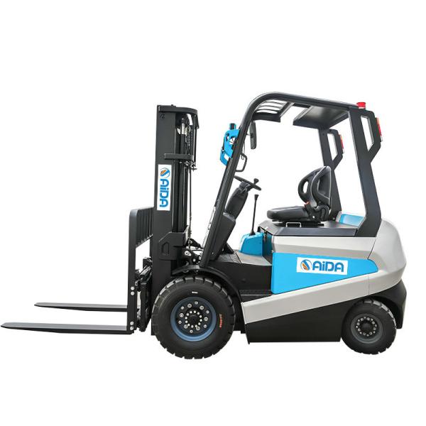 Distribuição de logística Carrinha elevadora elétrica de 2,5 t 10kw Motor de elevação contrapeso Carrinha elevadora de 2 toneladas