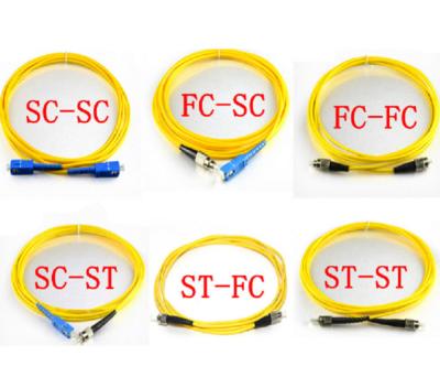 High Quality Customized Jumper SM MM Simplex Duplex 2.0mm 3.0mm FC/SC/LC/APC/UPC Fiber Optic Patch Cord
