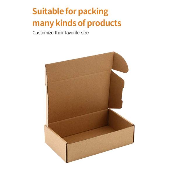 Creatrust Gift Filling Custom Packaging Folded Cooky Corrugated Spice Cosmetic Cake Kraft Paper Box