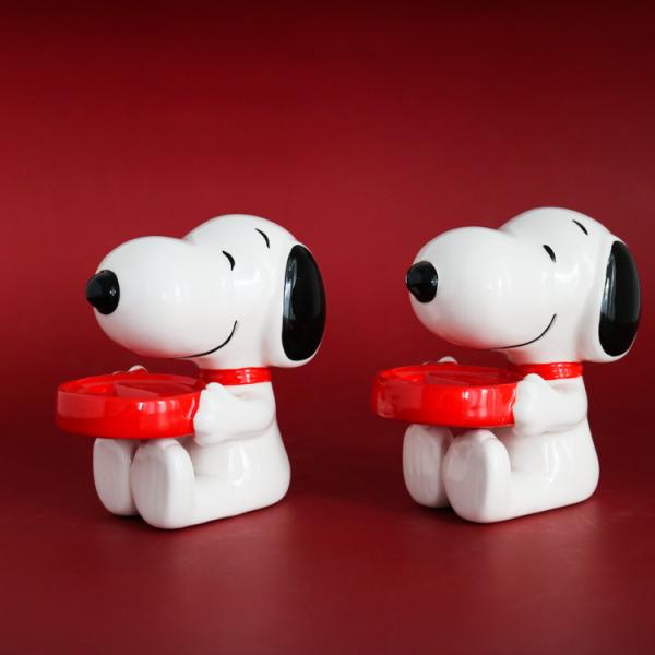 500 частей ODM керамического домашнего украшения белый/голубой OEM приняли