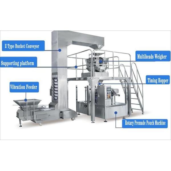 Машинное оборудование упаковки закуски еды риса кофейных зерен зерна чокнутое