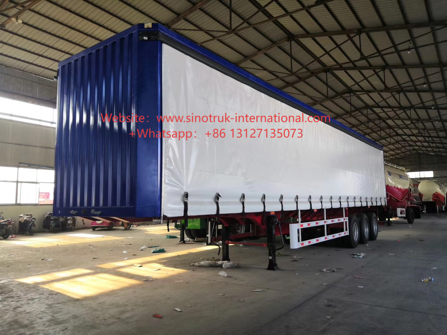 3Axle Box Semi-Truck: 40CBM Capacity for Efficient Long-Haul