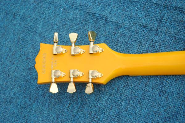 Dark yellow LP Custom Electric Guitar, lp guitar direct from factory All color are Available, Some countries Free Shippi
