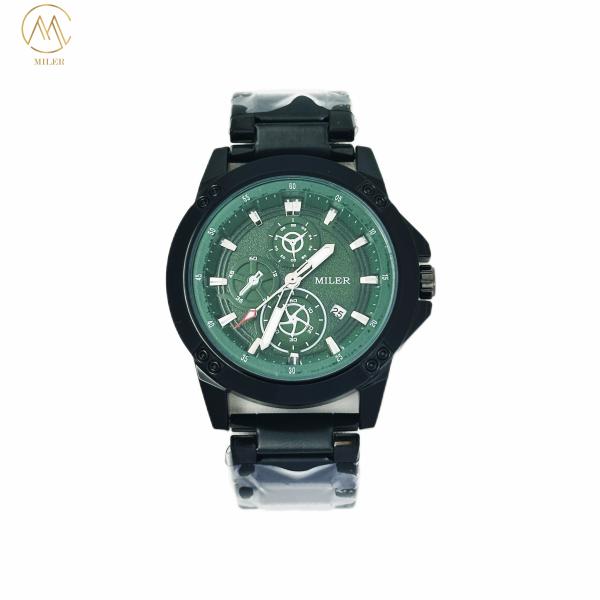 MILER Mode Entreprise Homme Montres de luxe Quartz Montres 3ATM imperméable à l'eau avec date Montres de poignet