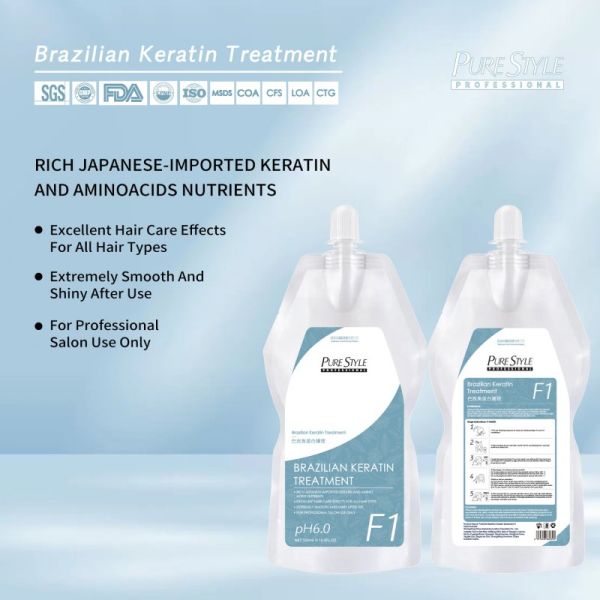 OEM Wholesale Factory Supply Purestyle Brazilian Keratin Hair Treatment Cream Smooth Hair Care Conditioner Nourishing Straightening