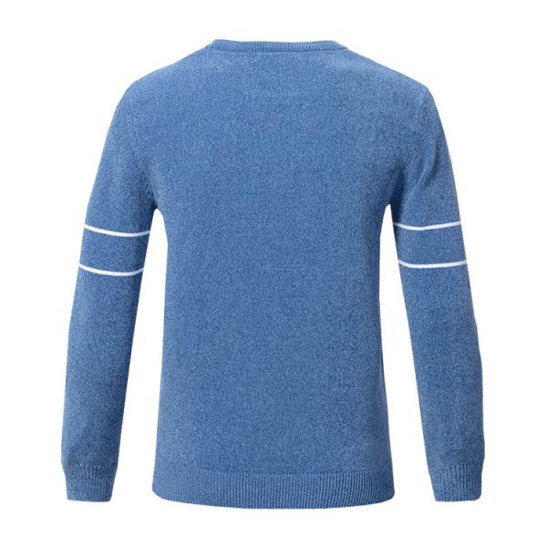 Crew Neck Mens Warm Winter Sweaters Slim Fit Custom Logo Multi Colored