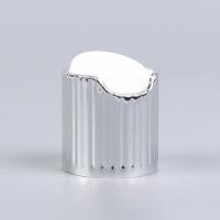 El FDA ALCANZA 24/410 plata brillante de aluminio acanalada de la cápsula del champú