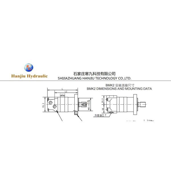 Eaton 2000 moteurs 105-1411-006 de roue de série remplacent 4 boulons, 31,75 axes coniques, 0.875-14 port de joint circulaire d'Unf-2b SAE
