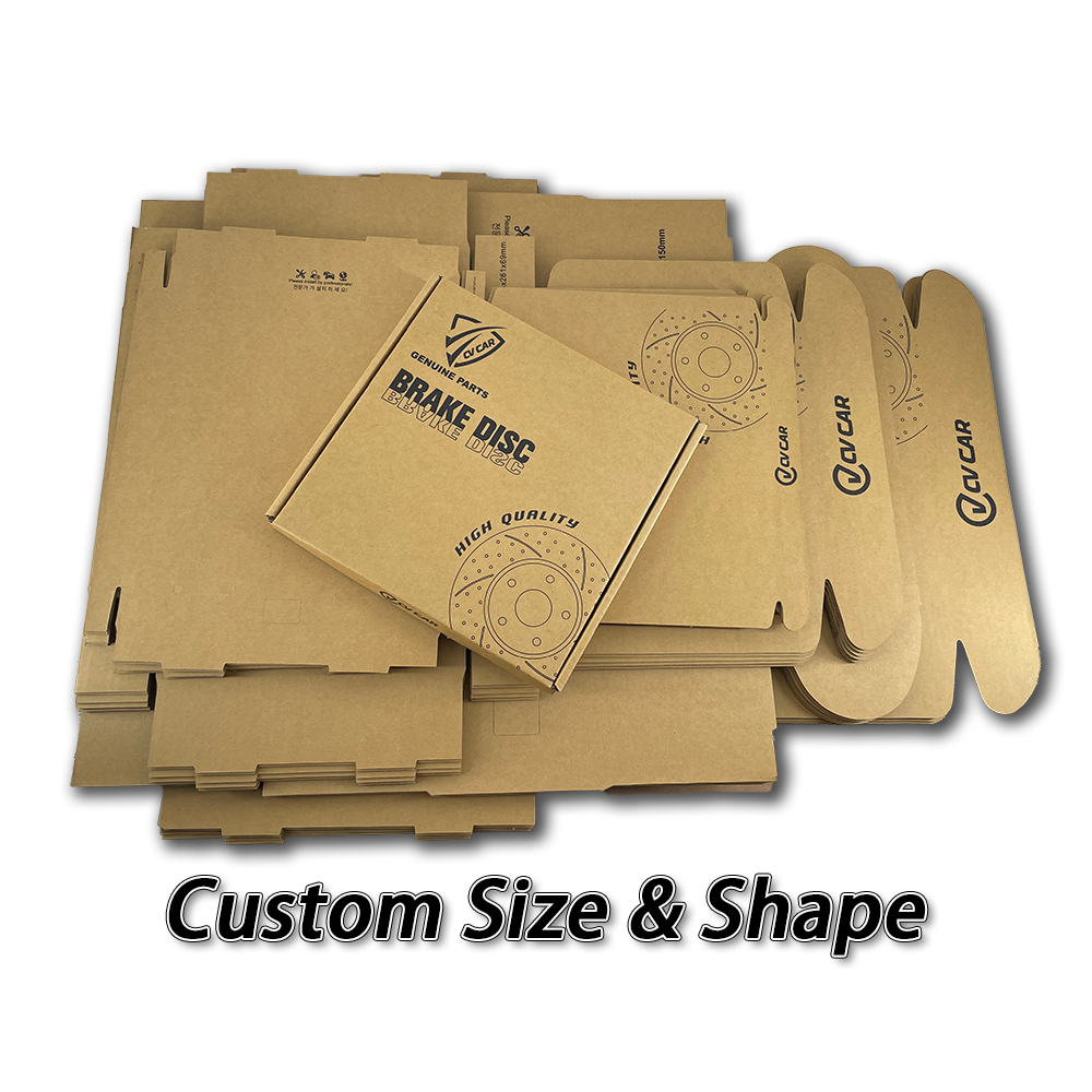 Wholesale Custom Logo Printed Kraft Corrugated Mailer Cardboard Paper Box Matt Lamination for Shipping & Packaging