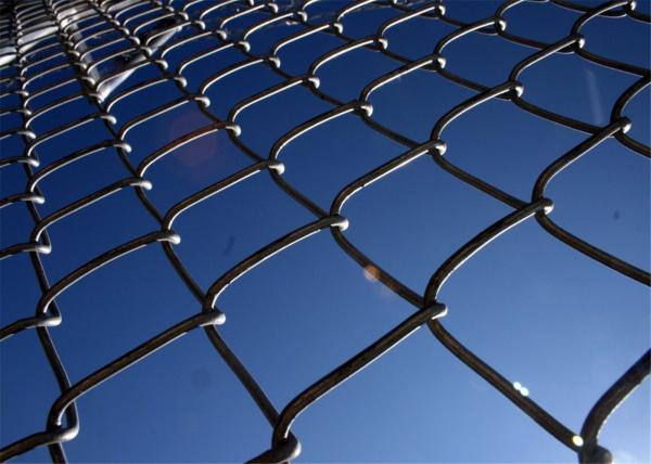 Green PVC Coated Garden Fence, pvc coated diamond wire mesh, Green PVC Coated Chain Link Fencing