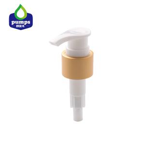24 410 pompes noires à nervures de lotion/pompe en aluminium de distributeur d