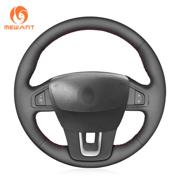 Custom Combinations Hand Sewing Steering Wheel Cover For Renault Laguna 3 Latitude Samsung SM5 SM7 2014 2015 2016 2017 2018