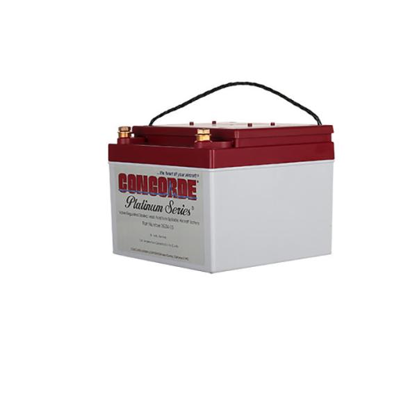 24Volt 13,6Ah VRLA Concorde Batterie d'avion Pièces de rechange d'avion en platine