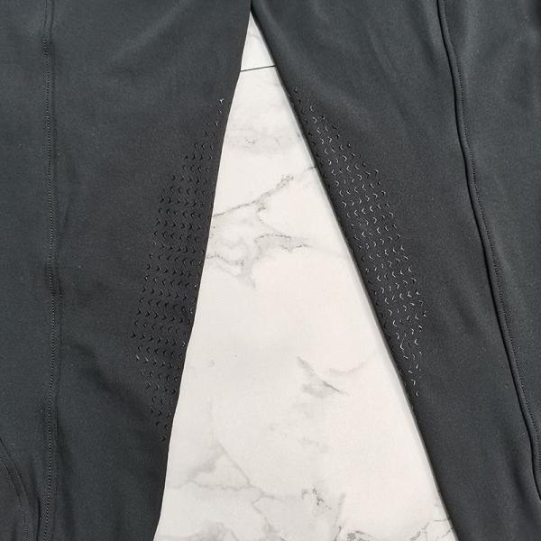 Black Eco - Friendly Zipper Horse Riding Pants Breaches Apparel