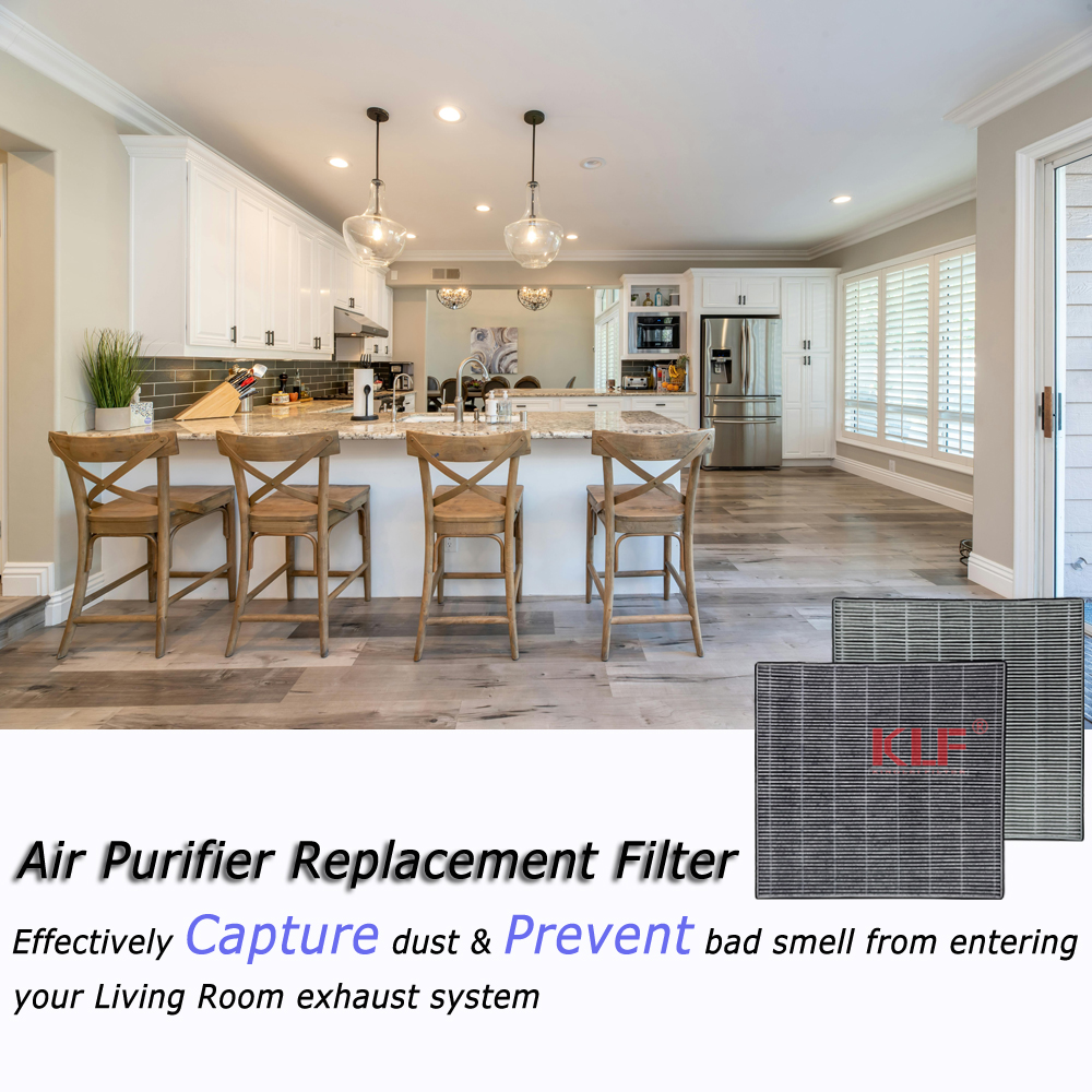 H13 Carbon Fiber Air Purifier Filter with Customized Size and Eco-Friendly Design for Range Hoods