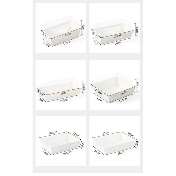 28oz aux sushi de pâtisserie de boîte de papier de conteneur de nourriture 74oz à aller boîte