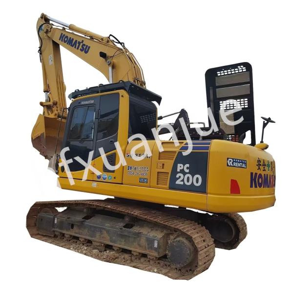 19500kg Used Komatsu Excavator PC 200 6.69L 110kW