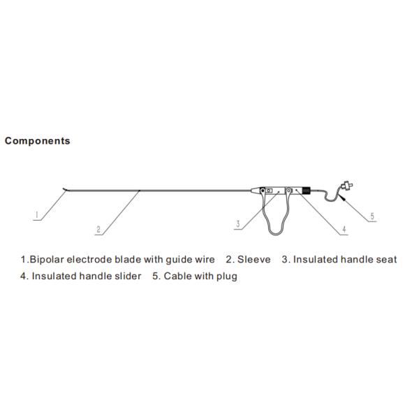 Карандаш ножа 3 штепсельных вилок высокочастотного электрода хирургического инструмента устранимый электрический