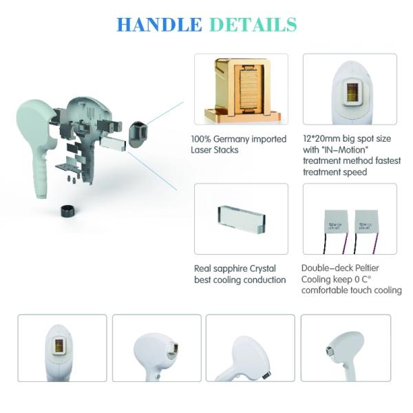 2019 Triple Wavelength 808nm diode laser lumenis lightsheer duet laser for sale