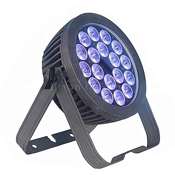 Round Shape I8x18w RGBWAUV 6in1 Waterproof IP65 DMX LED Par 64 Lamp