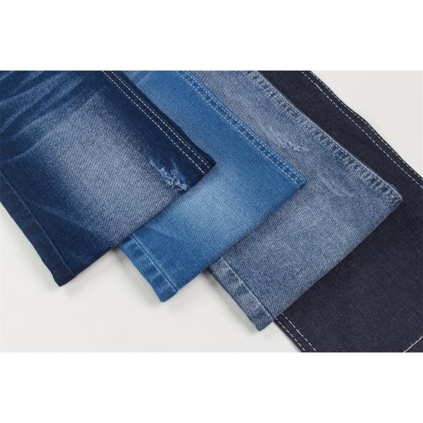 9.5 OZ Tejido de denim de alto estiramiento para hombre mujeres jeans con fondo negro