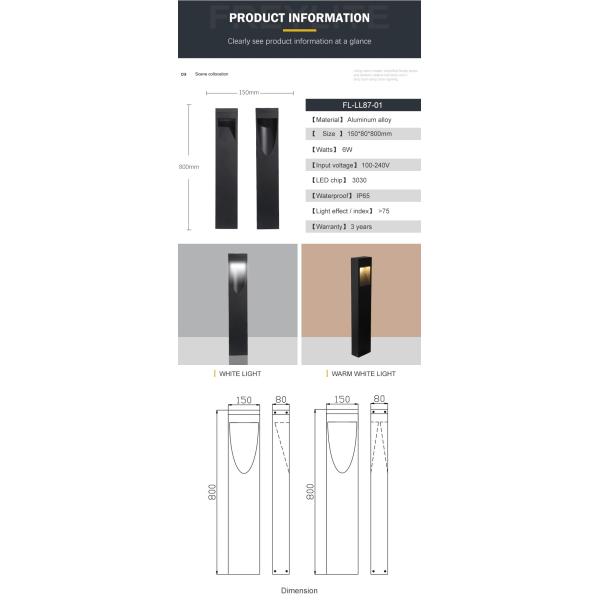 Райньпрооф портативное на открытом воздухе СИД освещает материал Эндурабле безопасности 6в стальной стеклянный