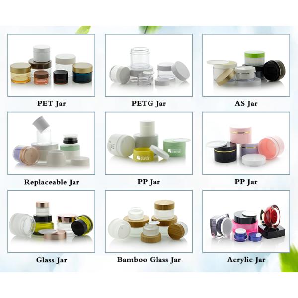 A100-1 15ml 30ml 50ml Acrylic Airless Jar Container Replaceable Facial Cream Jars Painted Color Logo Printing