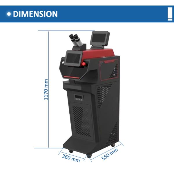 200W заключило длину волны сварочного аппарата 1064nm лазера ювелирных изделий пятна