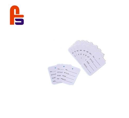 White Commodity 128gsm - 300gsm Coated Paper Materials Cardboard Gift Tags