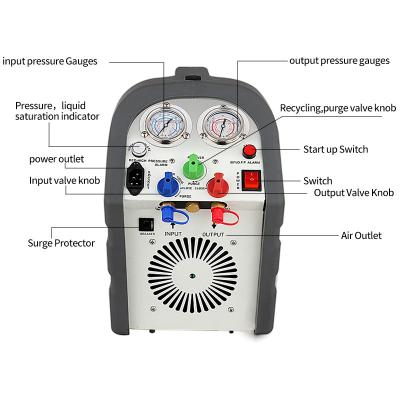 1440rpm Refrigerant Recovery Machine 220V/50Hz Refrigerant Recovery Unit