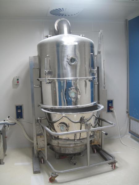 Pharmacy Dust Collect Fluidized Granulating Machine With Releasing Hole