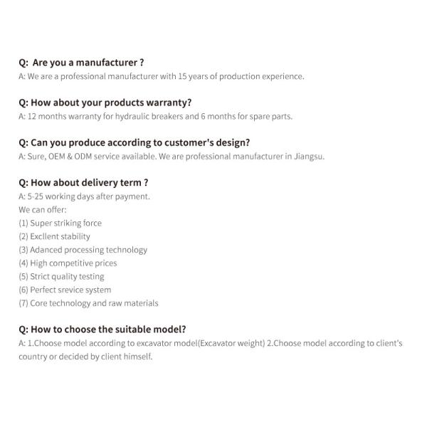 Excavadoras, rompientes hidráulicos Equipos esenciales para trabajos de construcción pesados