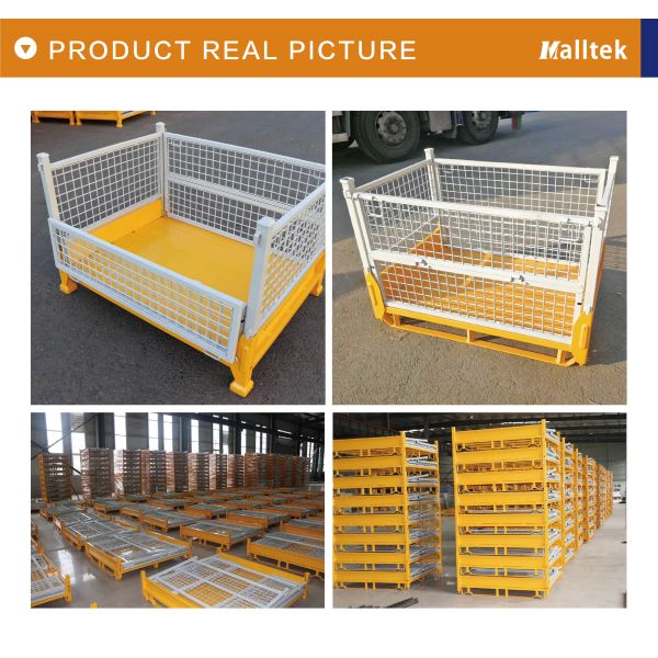 Customize Stacking Wire Mesh Cage With Heavy Duty