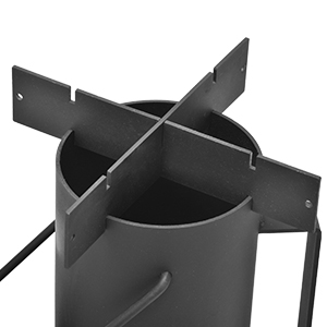 Большая топливная камера портативная кемпинговая плита для 3-5 человек Железный металл для приготовления пищи на открытом воздухе