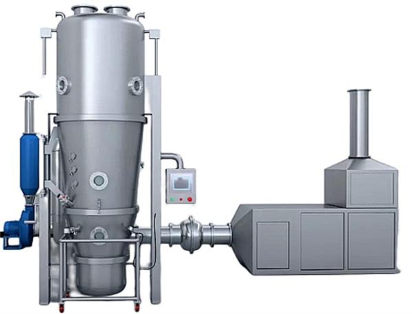10KGS/H-500KGS/H Capacidade Secador de cama de fluidos Eficiência Aquecimento a gás Máquinas industriais de secagem