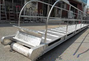 Лестница шлюпки безопасности лестницы восхождения на борт алюминиевой легированной стали морская сильная нося