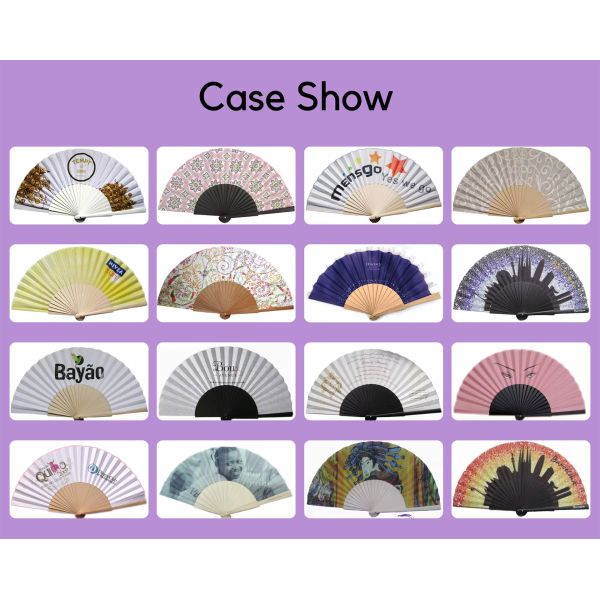 Custom Wooden Hand Fan Promotional&Wedding Gifts Wood Folding Hand Held Fan