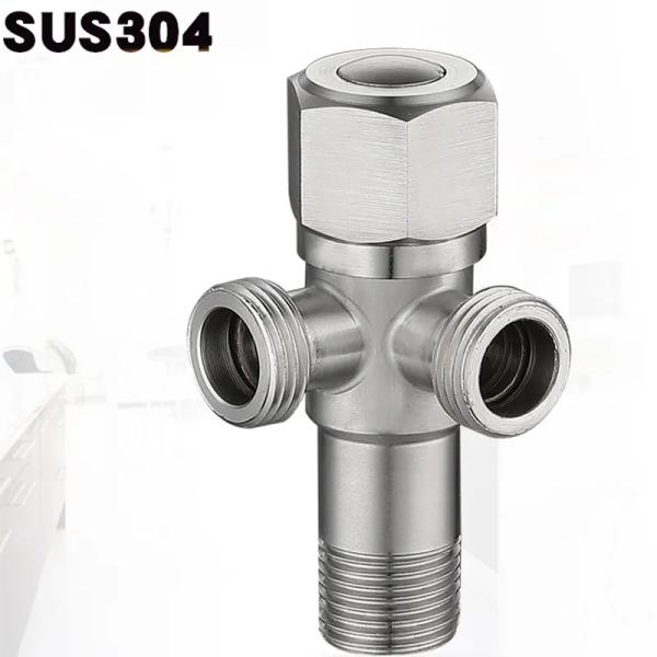 Cartucho de munição de ferro/brass montado na parede válvula de travagem de dois ângulos para banheiro