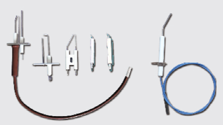 Série d'électrodes d'allumage pour barbecues à gaz