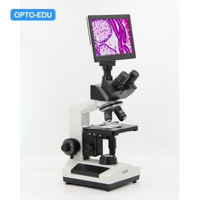 Microscópio ótico video de Digitas da biologia do composto de OPTO-EDU A33.1009 com tela do Lcd