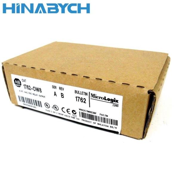                    New and Original Ab Rockwell 8-Point VAC/VDC Relay Output Module PLC 1762-Ow8             