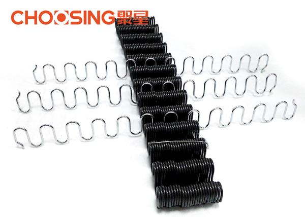 S Curved Furniture Upholstery Parts Springs Wire Diameter 4.0mm SGS Certificated